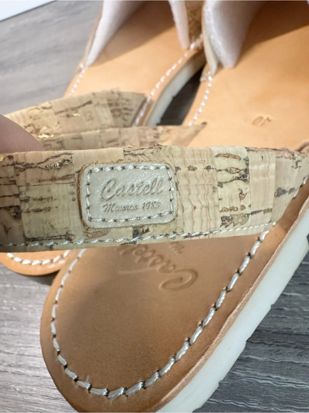 Castell Ciutadella Menorquinas Cork Sandals size 10/40 IMMACULATE $110